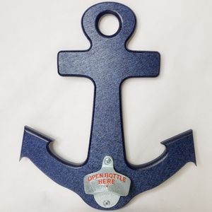 Wall Mount Beer Opener Nautical Beach Home Decor